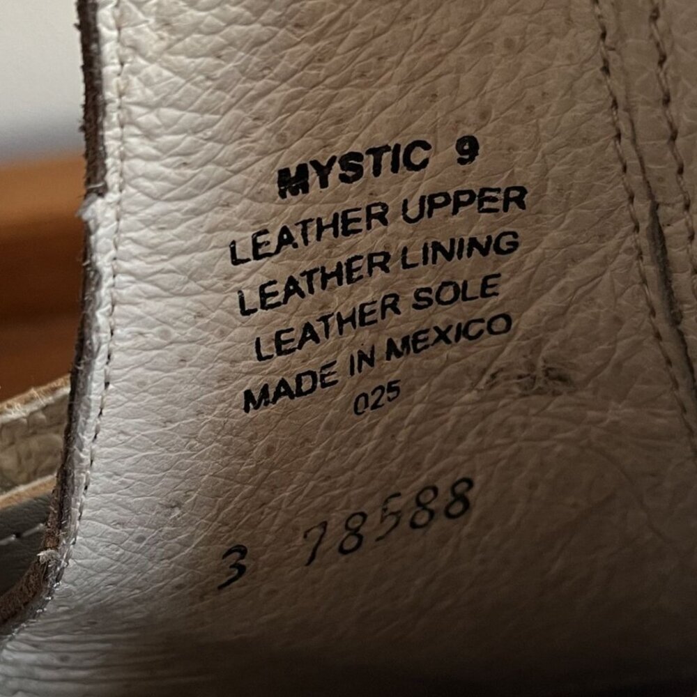 Freebird NEW Mystic Gray Leather Harness Ankle Boots Chain & Concho Sz 9 - Picture 10 of 11